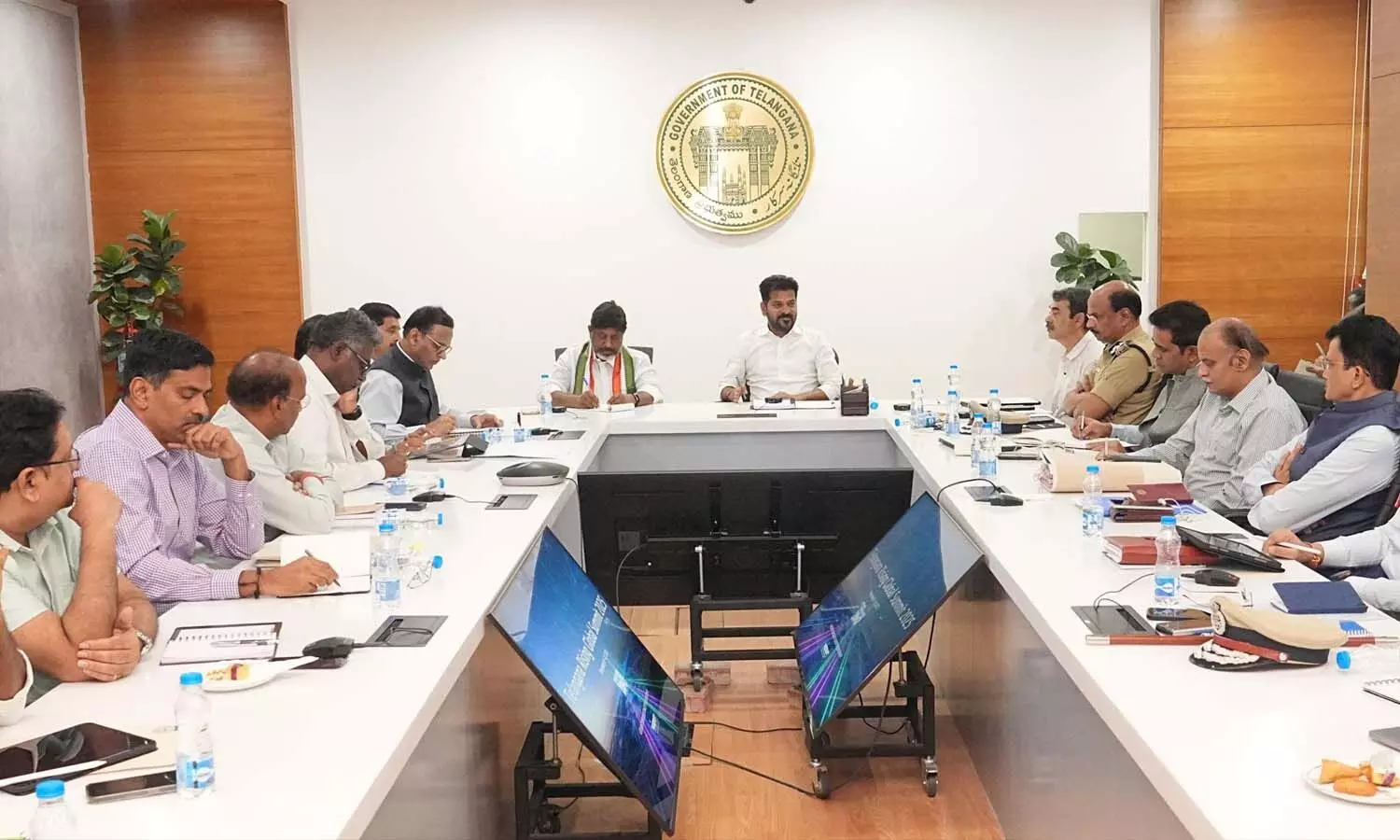 416826 telangana rising global summit 2025 cm revanths key instructions to officials